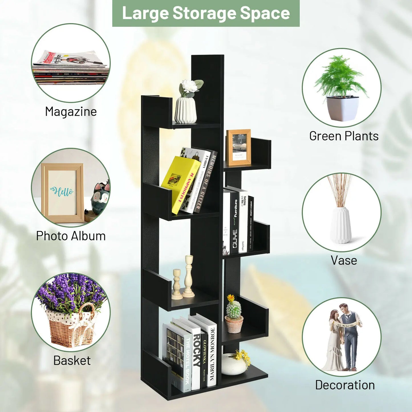 Modern Tree Bookshelf