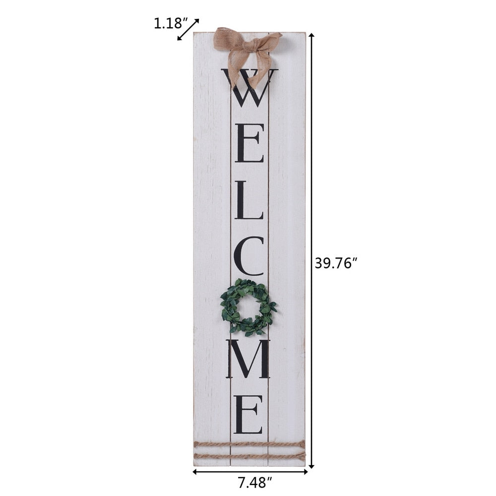 Rectangular Welcome Plaque