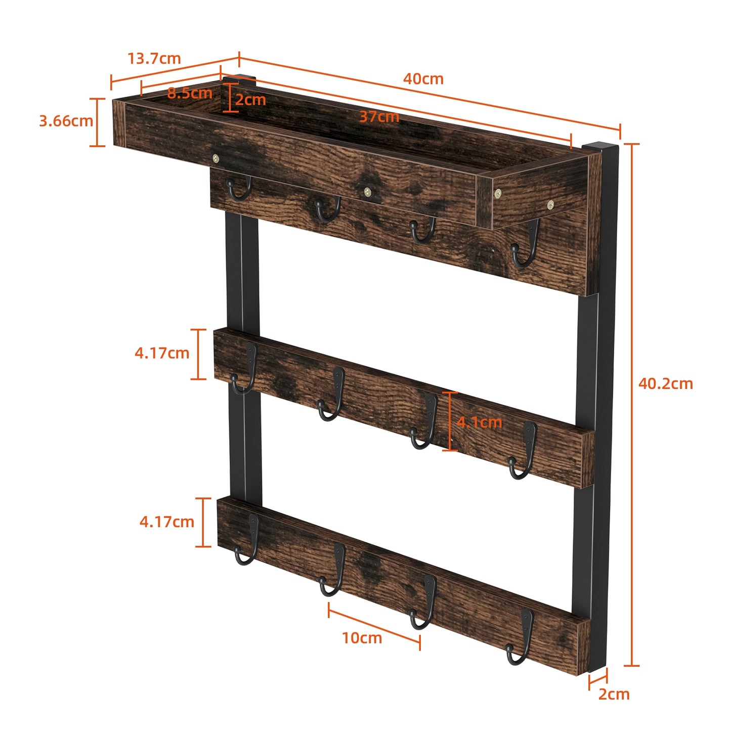 Wall Mounted Display Rack