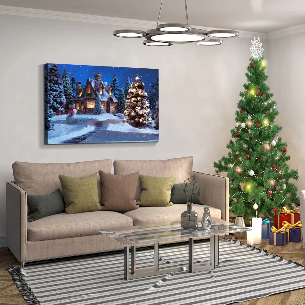 Homestead Christmas Canvas