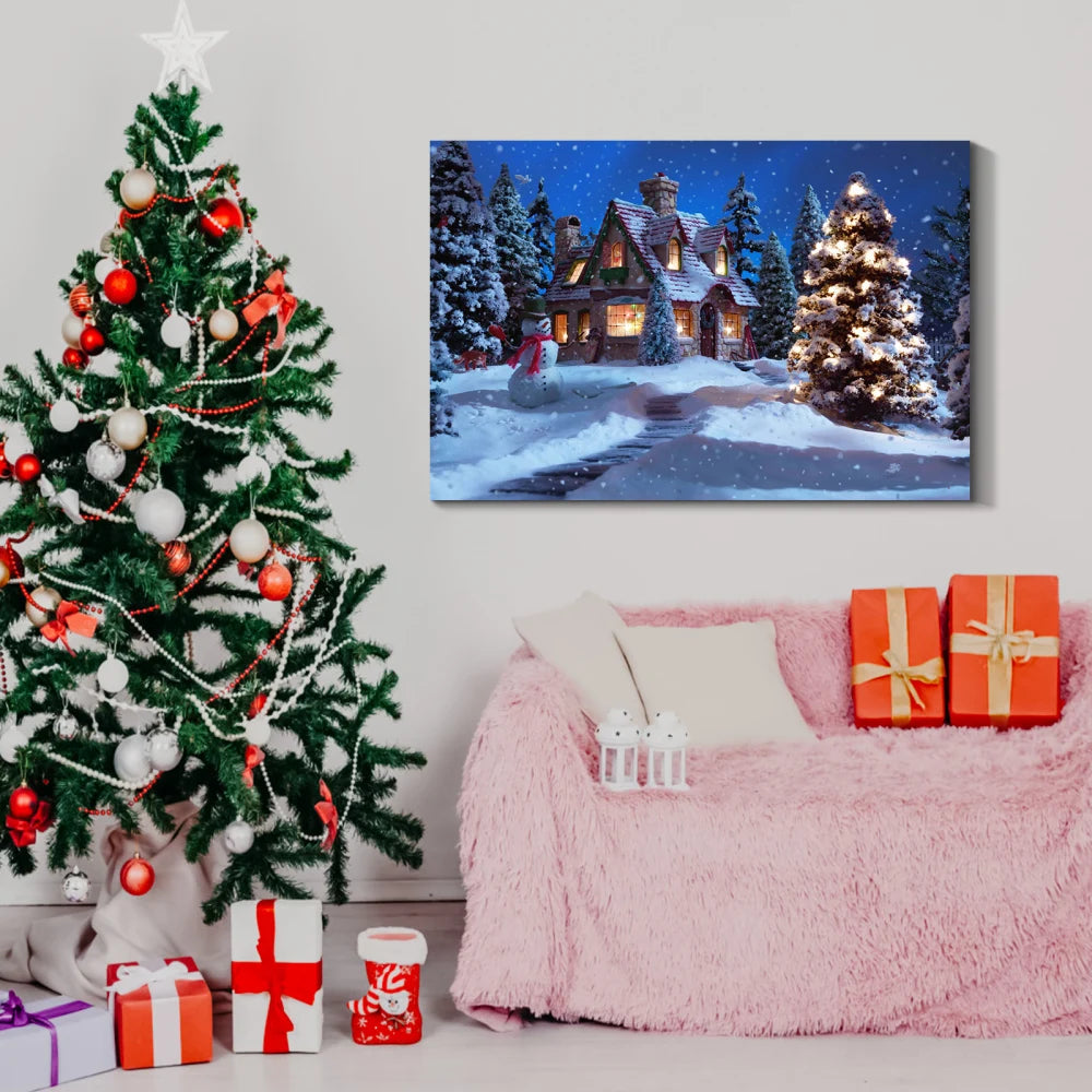 Homestead Christmas Canvas