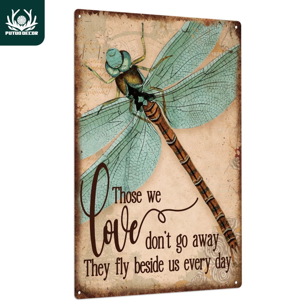 Dragonfly Metal Wall Art