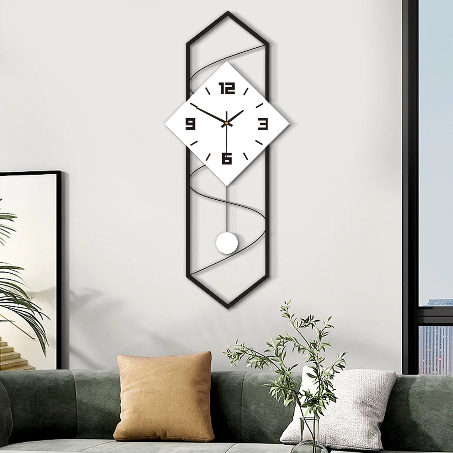 Modern Pendulum Wall Clock