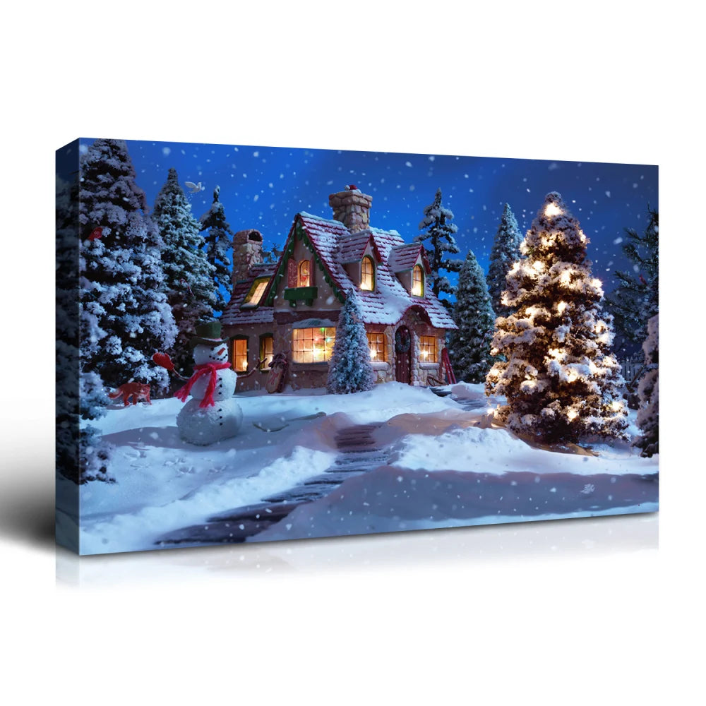 Homestead Christmas Canvas