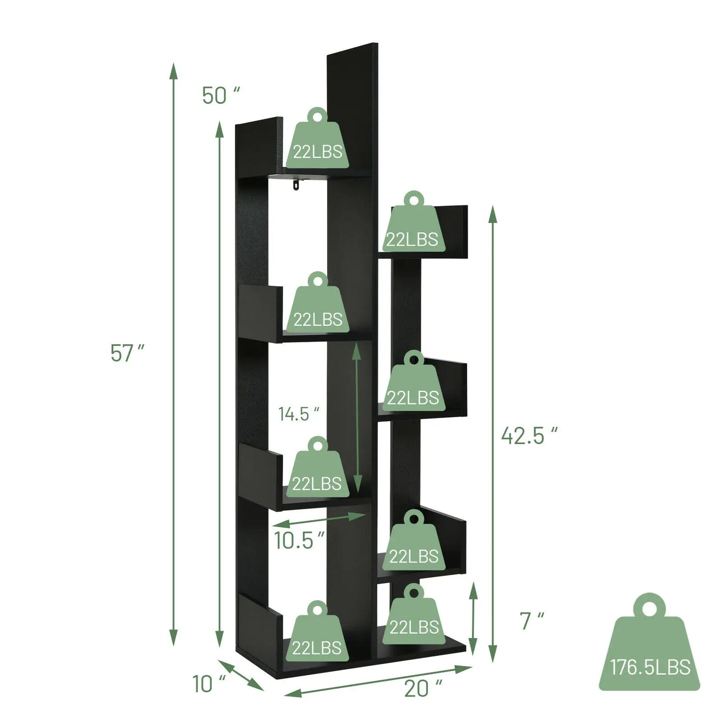 Modern Tree Bookshelf