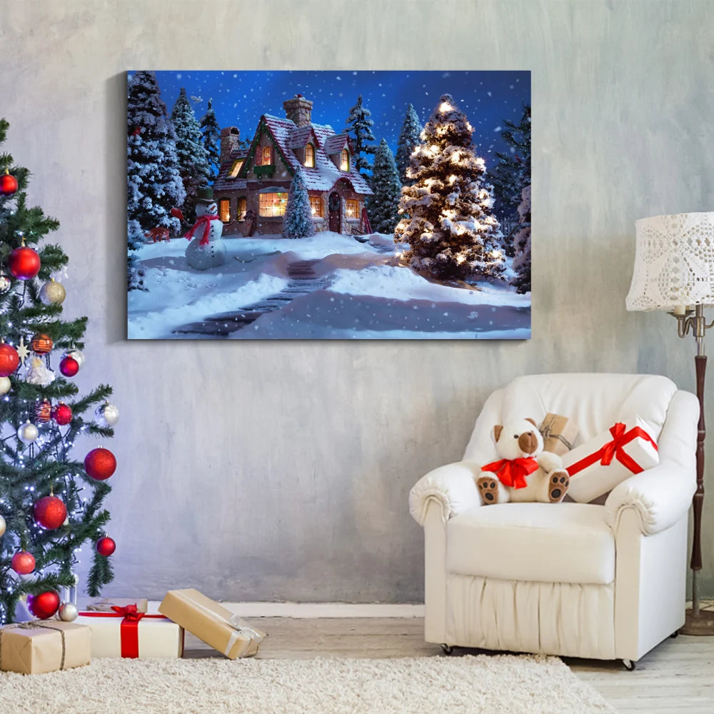 Homestead Christmas Canvas