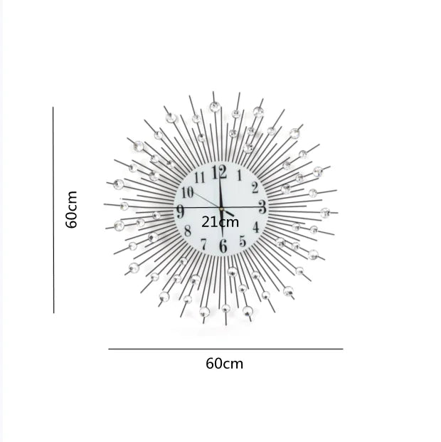 Sunburst Wall Clock