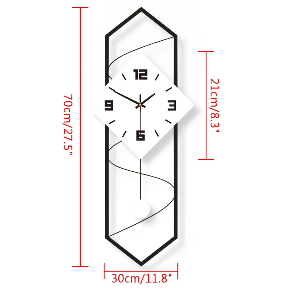 Modern Pendulum Wall Clock