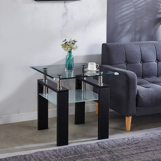 Stylish Glass Side Table (2 colors)