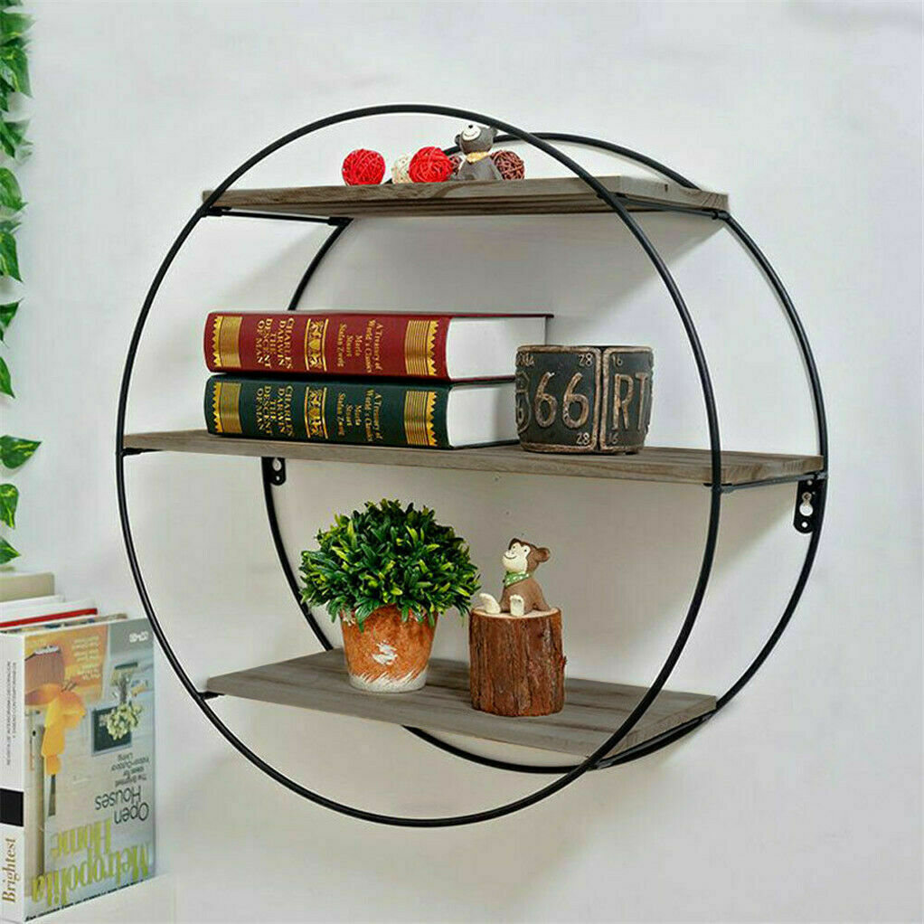 Circular Floating Shelves