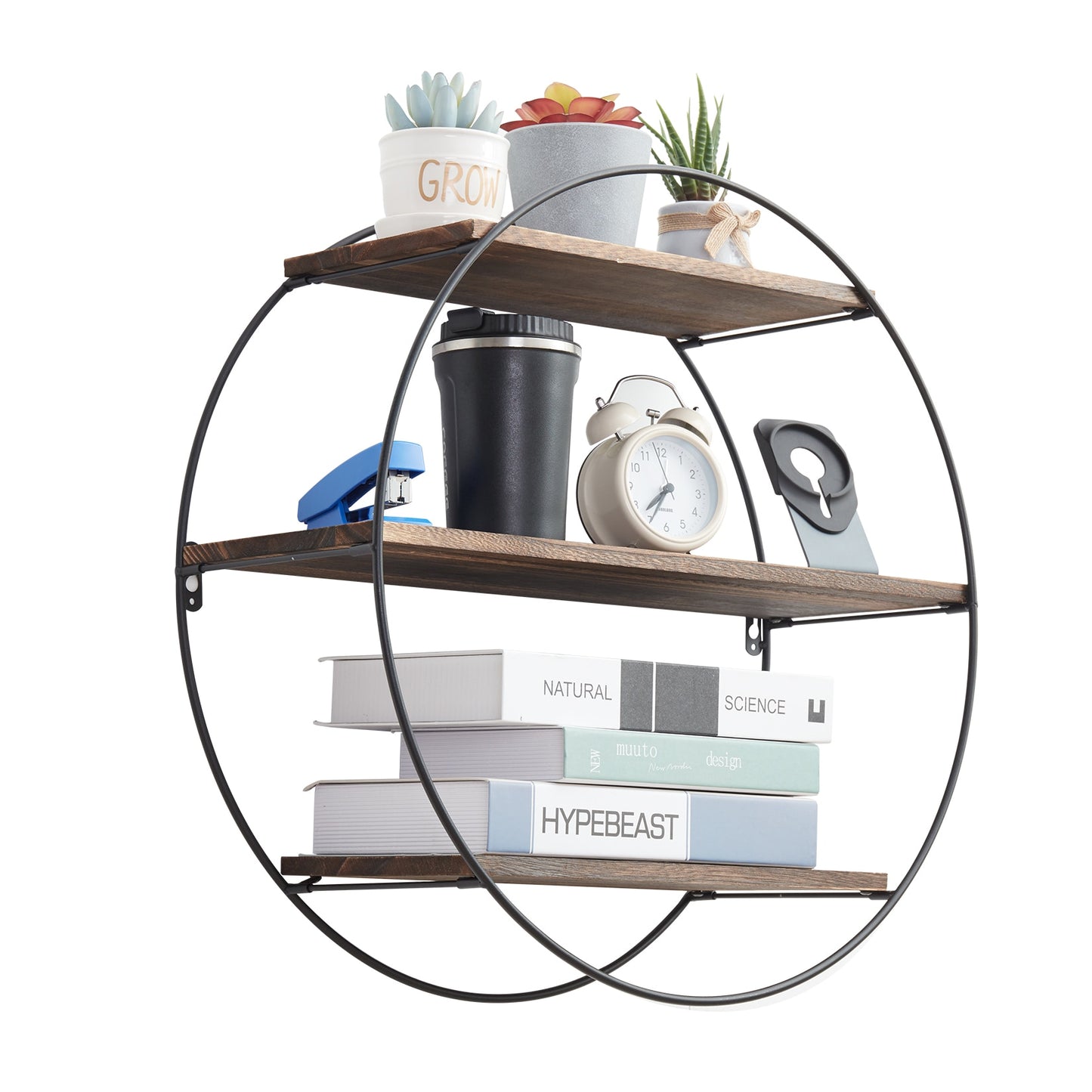 Circular Floating Shelves