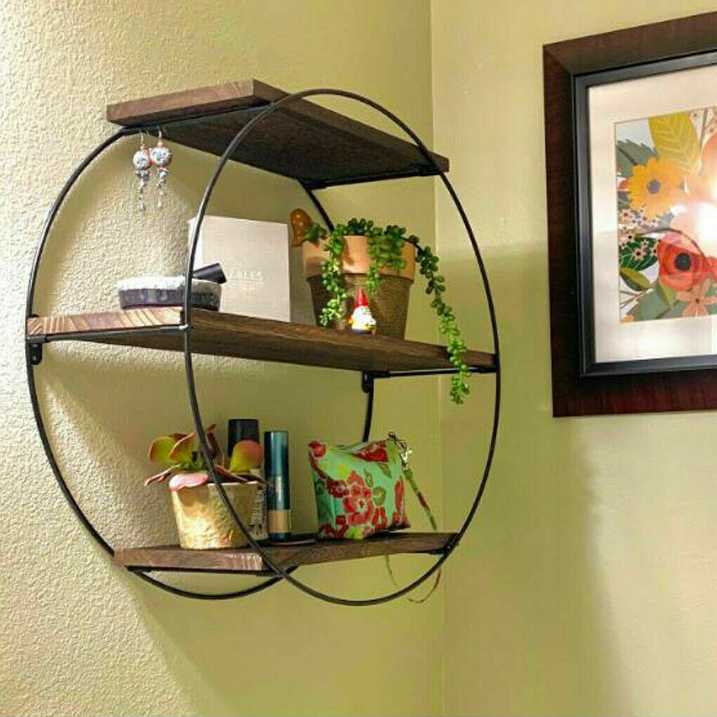 Circular Floating Shelves