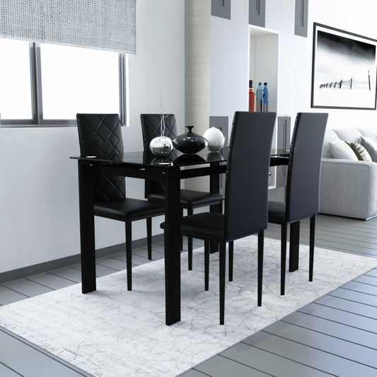 Tempered Glass Dining Set