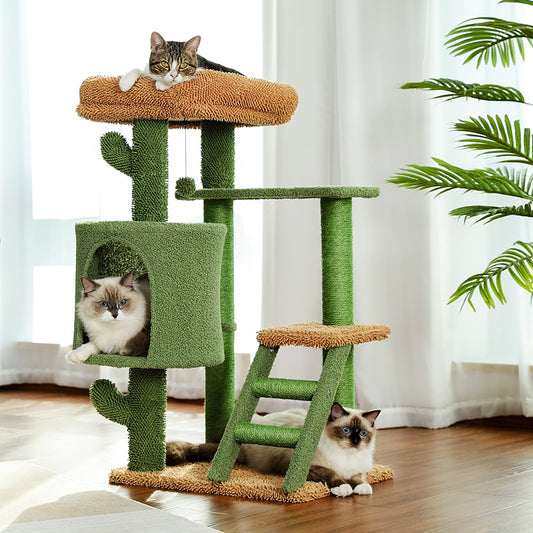 Cactus Cat Tree House (3 styles)