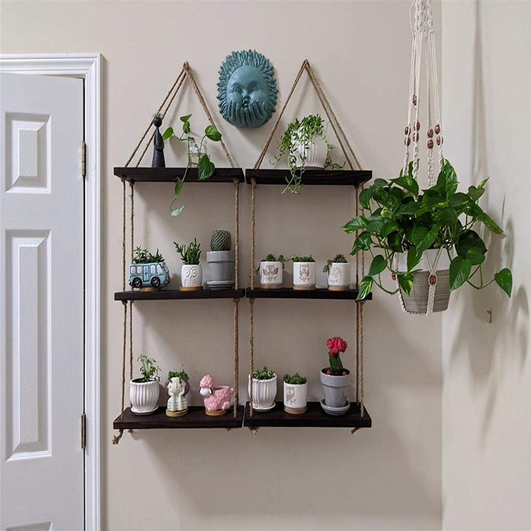 Rustic Floating Shelves