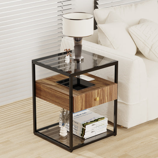 Tempered Glass Side Table