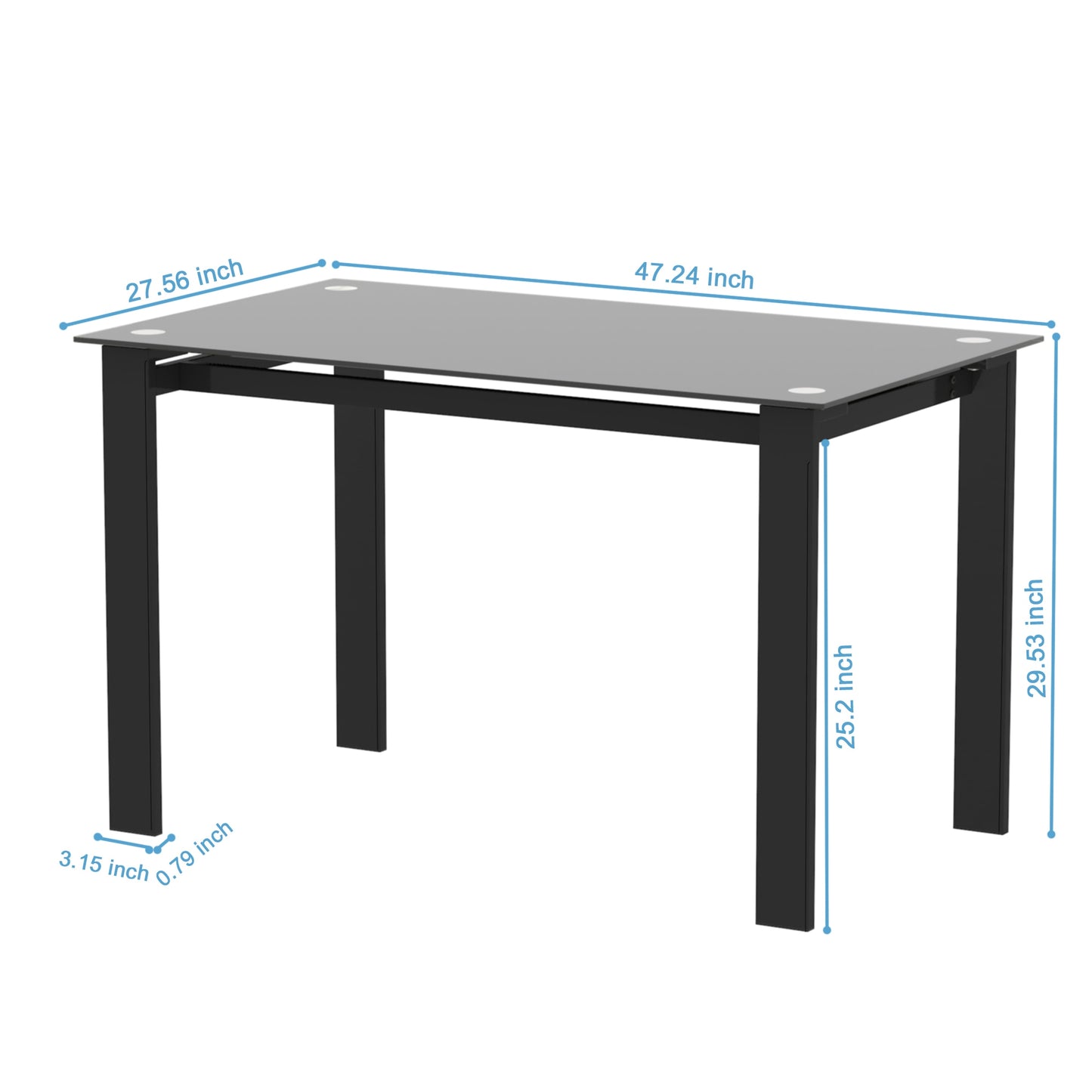 Tempered Glass Dining Set